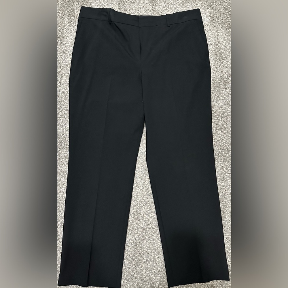Ann Taylor Black Women's Suit Pants - curvy fit, size 16